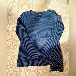 Loft Long Sleeved Tee with Side Tie